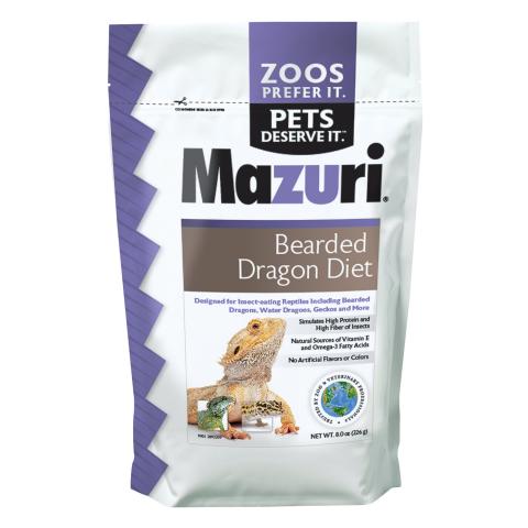 Mazuri Bearded Dragon Diet 8oz