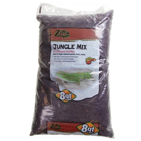 ZILLA Fir & Sphagnum Peat Moss Jungle Mix Reptile Bedding, 8-qt