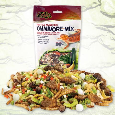 Zilla Reptile Munchies Omnivore 4oz